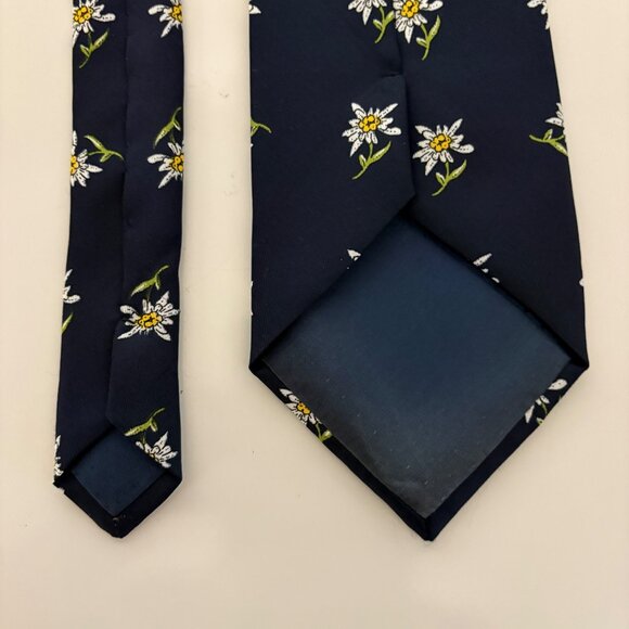 Mathieu Switzerland Polyester Tie Floral Mens Necktie Classic Office Dad Gift - Picture 4 of 7